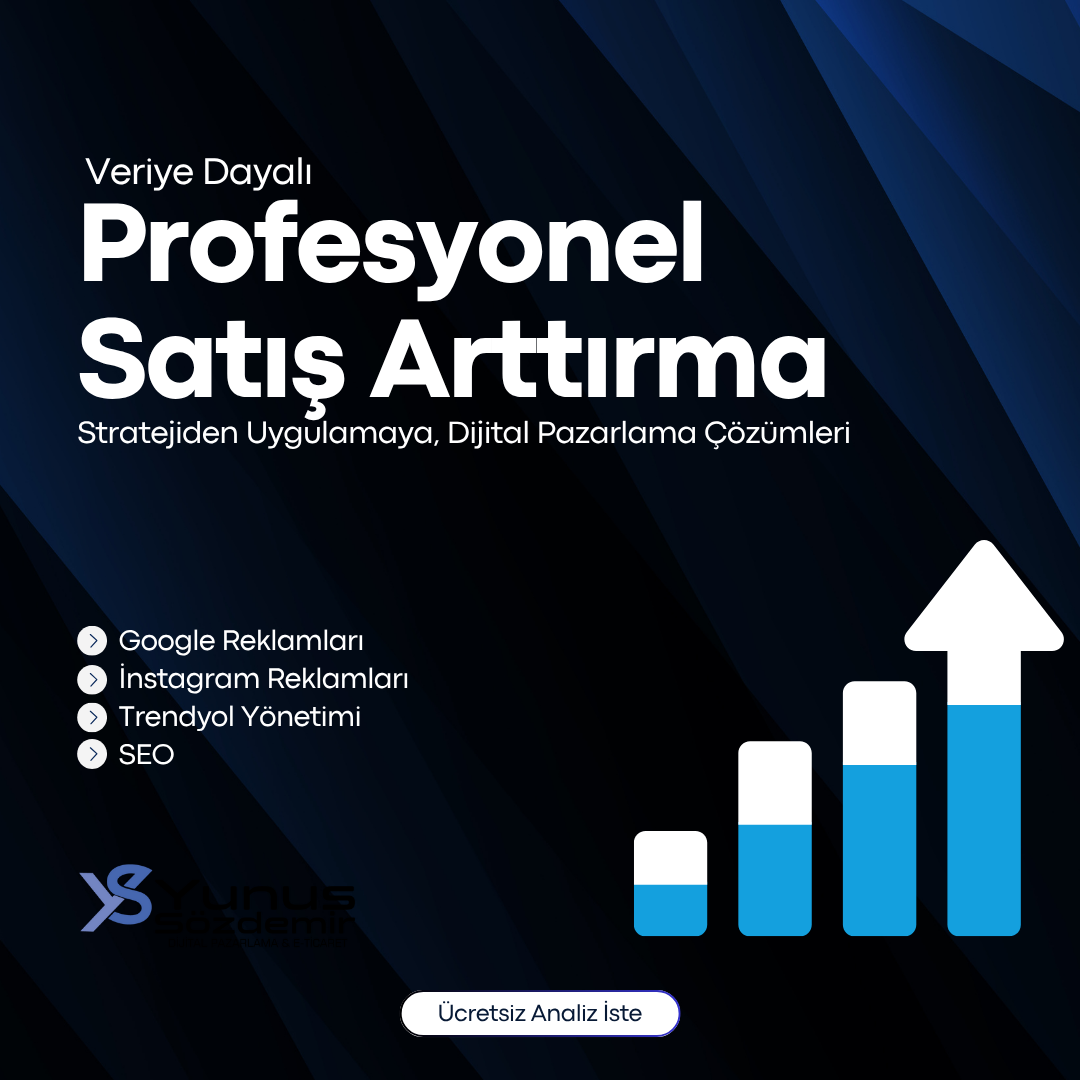Satışları artıran dijital pazarlama stratejilerini gösteren yükselen grafikler