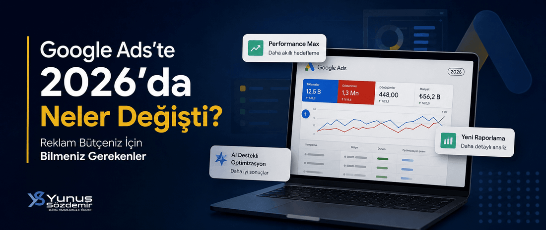Google Ads'te 2026'da Neler Değişti? Reklam Bütçeniz İçin Bilmeniz Gerekenler