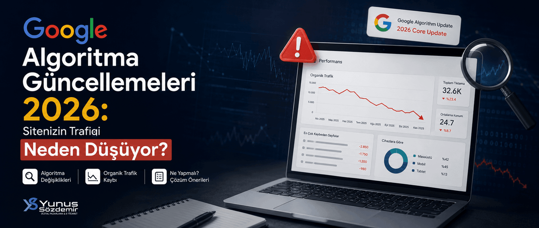 Google Algoritma Güncellemeleri 2026: Sitenizin Trafiği Neden Düşüyor?