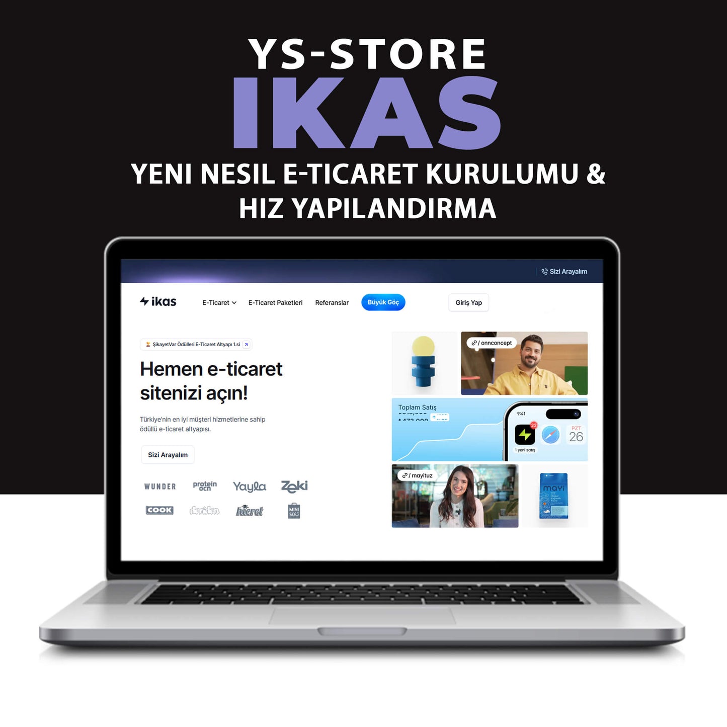 YS-STORE ikas: Yeni Nesil E-Ticaret Kurulumu & Hız Yapılandırma